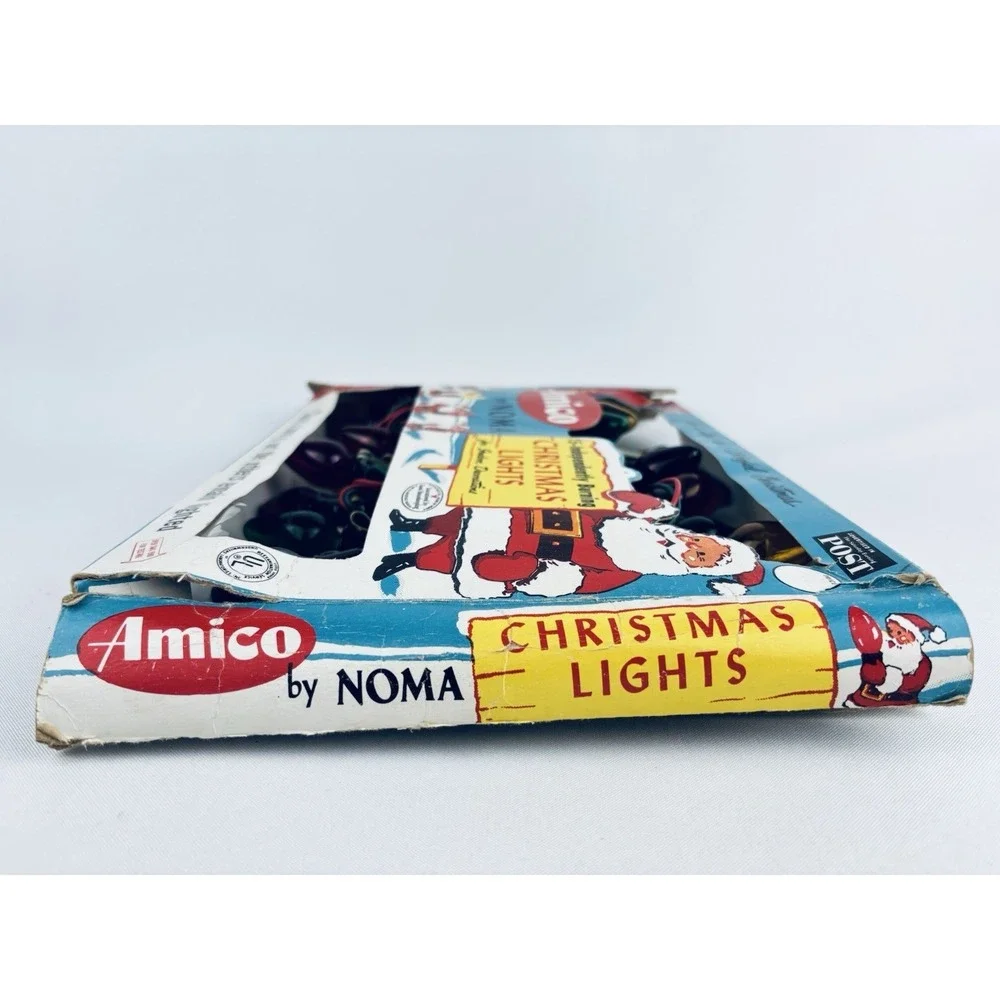 Vintage Amico by Noma 15 Indoor String Christmas Lights Catalog No. 2515